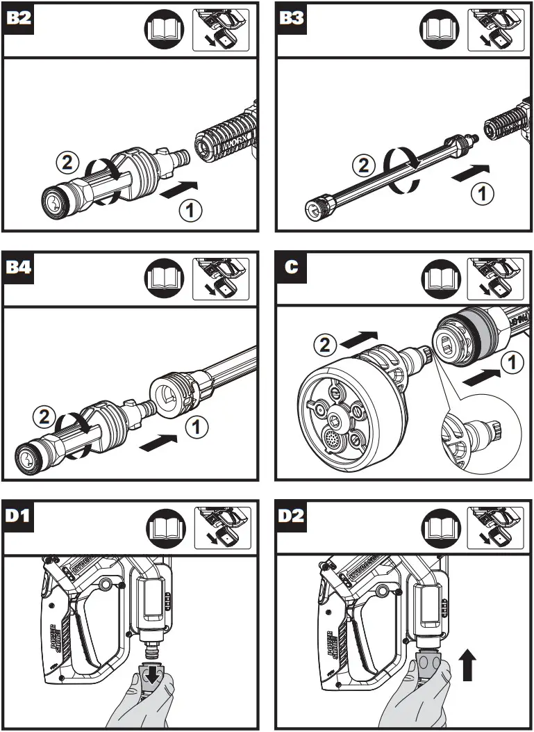 WORX WG630E Portable Power Cleaner Water Sprayer - Figure 3