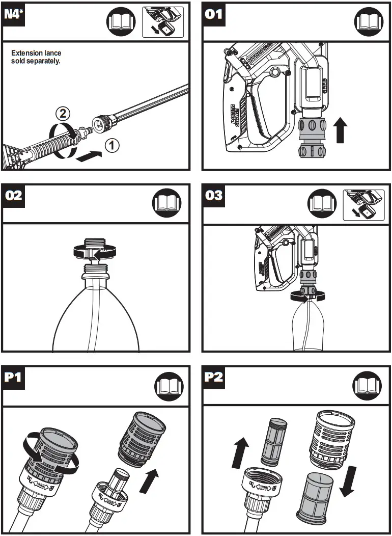 WORX WG630E Portable Power Cleaner Water Sprayer - Figure 7