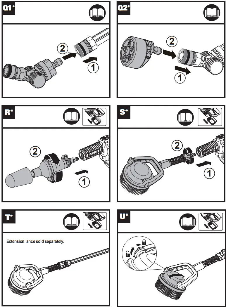 WORX WG630E Portable Power Cleaner Water Sprayer - Figure 8