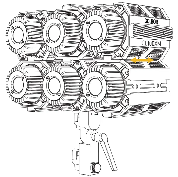 COLBOR CL100XM Daylight LED Video Monolight - Light Connection