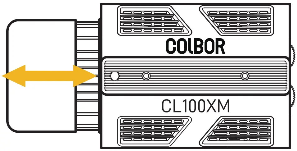 COLBOR CL100XM Daylight LED Video Monolight - Protective Cover