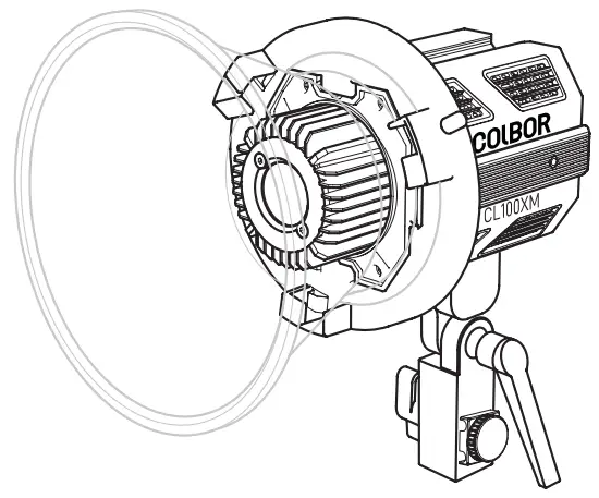 COLBOR CL100XM Daylight LED Video Monolight