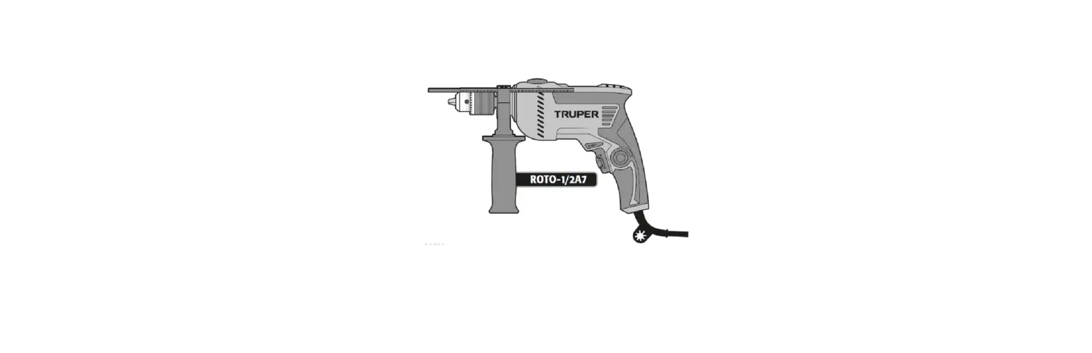 Truper Roto-1/2a7 Hammer Drill User Manual Truper Roto-1/2a7 Hammer Drill User Manual