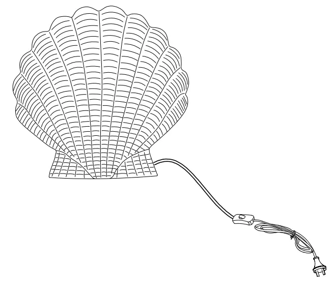 Kmart 43151264 Vivienne Shell Light