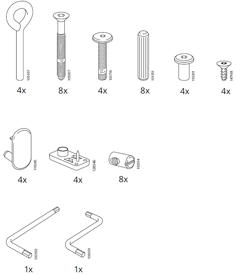 IKEA SUNDVIK Cot White 60x120 cm-fig-2