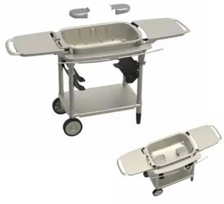 PK300AF Aaron Franklin Portable Charcoal Grill - ASSEMBLE LOWER CAPSULE STEP 4