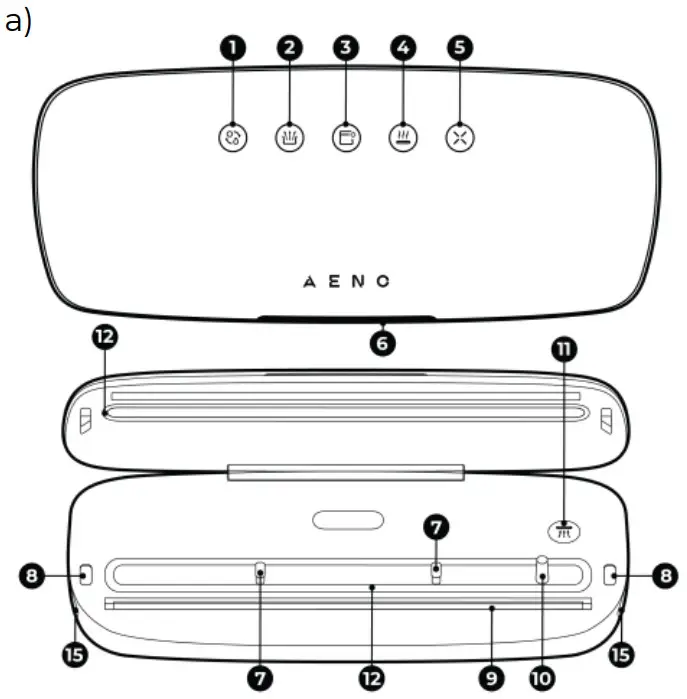 AENO AVS0002 UK Vacuum Sealer - Parts 1