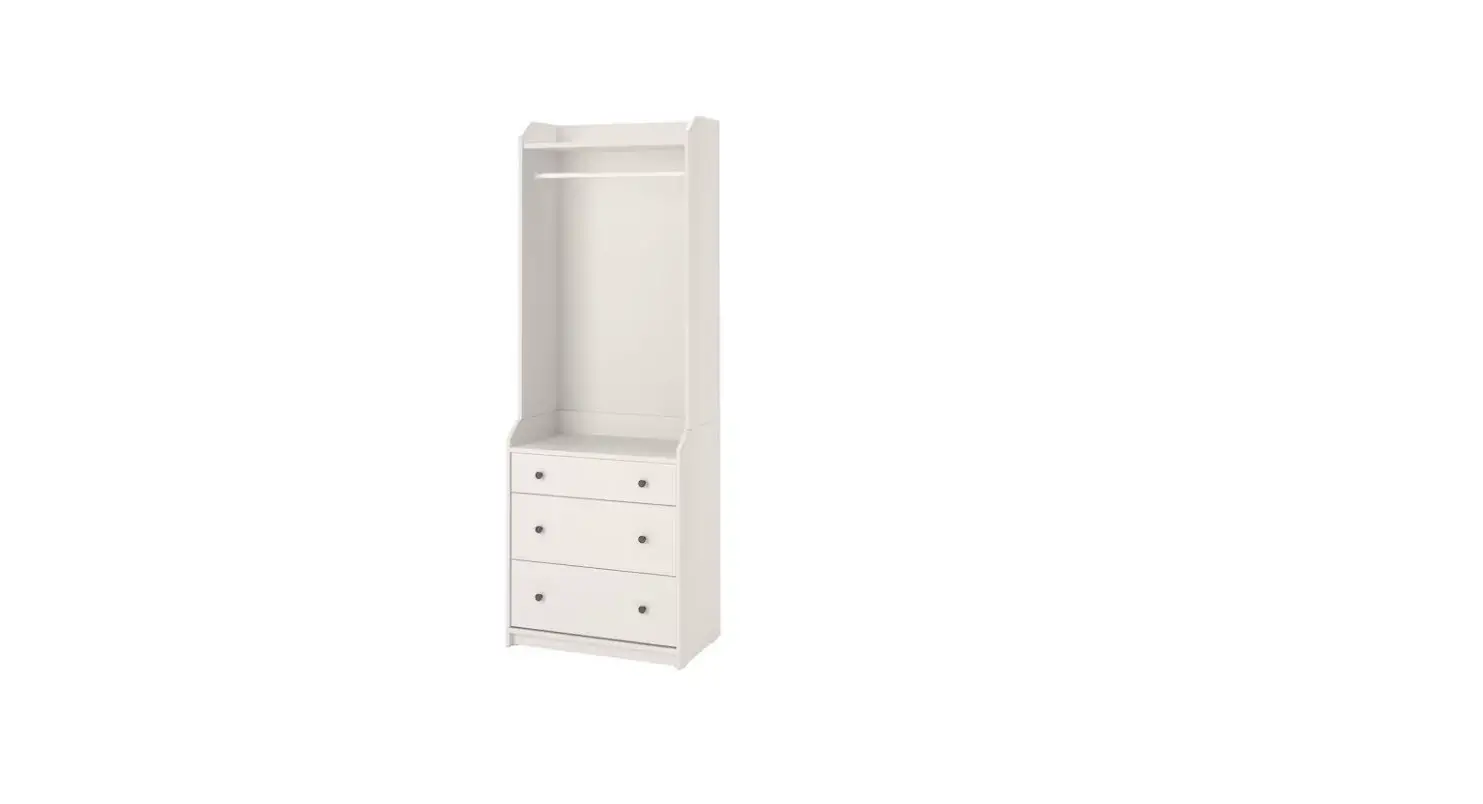 Ikea Aa-2204634-5-100 Hauga Open Wardrobe With 3 Drawers Instruction Manual Ikea Aa-2204634-5-100 Hauga Open Wardrobe With 3 Drawers Instruction Manual