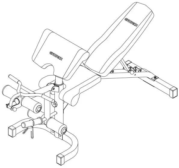 Taloon com GM-280 Pull Runner Exercise Bench