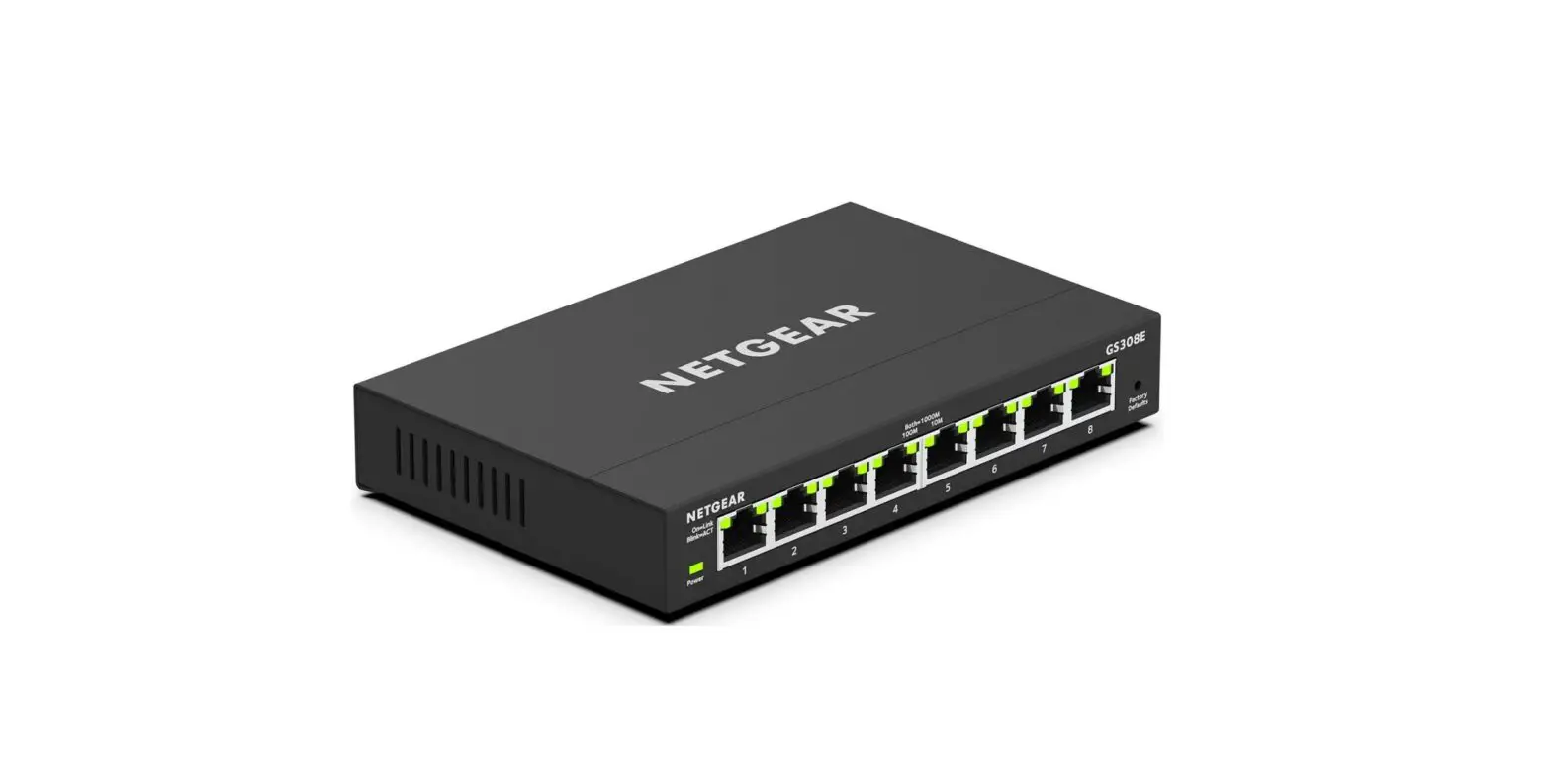 Netgear Gs308e 8-port Gigabit Ethernet Plus Switch Installation Guide