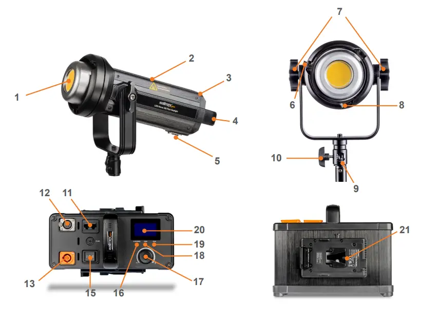 walimex pro NIOVA 120 Plus Series LED Compact Bi Color 120W - Plus Daylight
