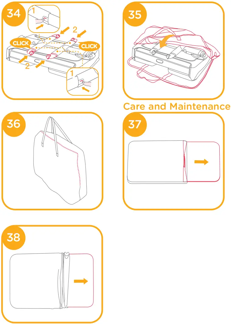 joie Roomie Go Bedside Crib Clay - fig 8