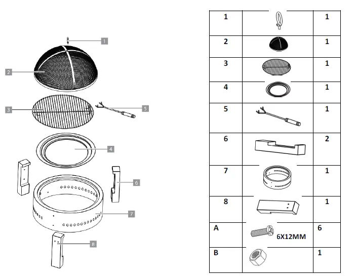 Livoo DOC286 Fire Pit fig-2