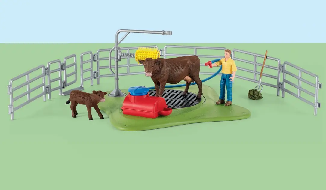 Schleich 42529 Farm World Happy Cow Wash - fig16