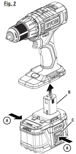 RYOBI PCL220 Hammer Drill - Product Overview 3