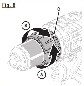 RYOBI PCL220 Hammer Drill - Product Overview 7
