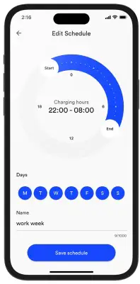 CUSTOMISING A SCHEDULE