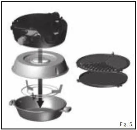 CADAC 6540H0 Safari Chef 30 Ultra Compact Gas BBQ - Fig. 5