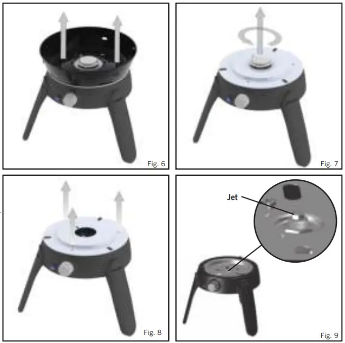 CADAC 6540H0 Safari Chef 30 Ultra Compact Gas BBQ - General Maintenance
