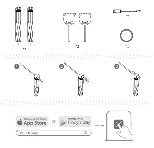 PICOOC SJF01 Smart Jump Rope Freedom - Fig1
