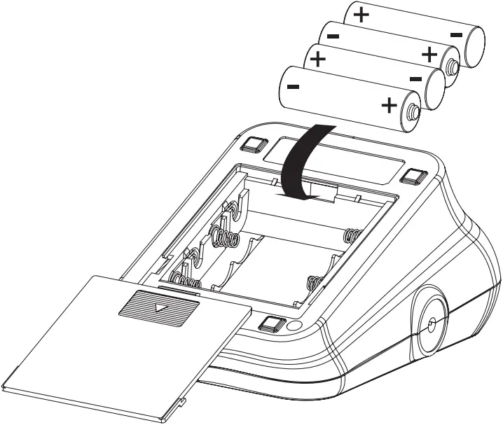 BodyTrace BT-106 - Installing the Batteries