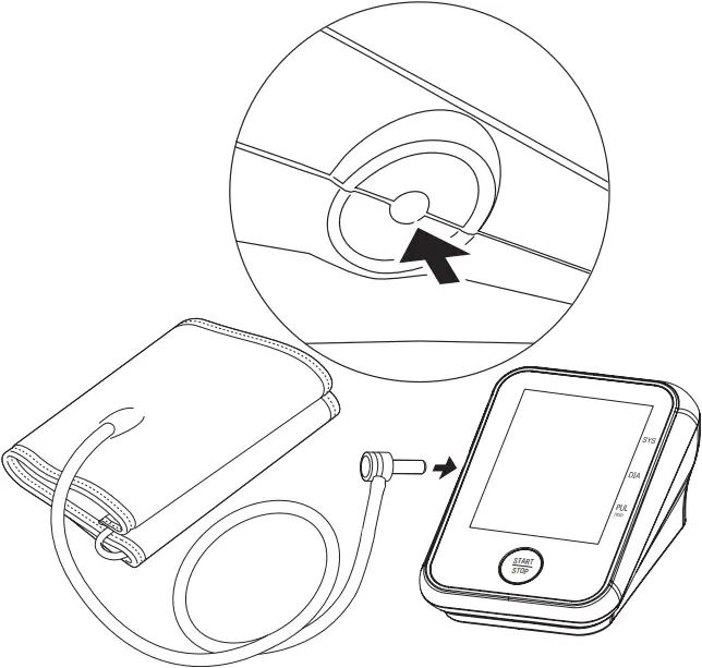 BodyTrace BT-106 - Securing the Cuff 1
