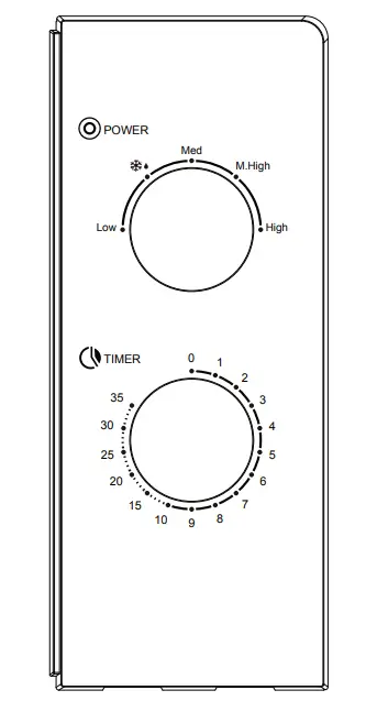 SINGER MW20IN Microwave Oven - CONTROL