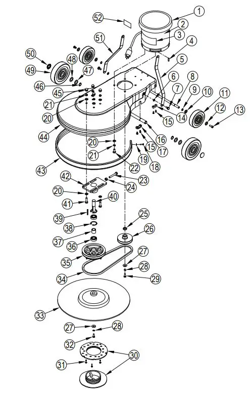CLARKE-1500-Ultra-Speed -Pro-1500-High-Speed -Floor-Burnisher-fig-4