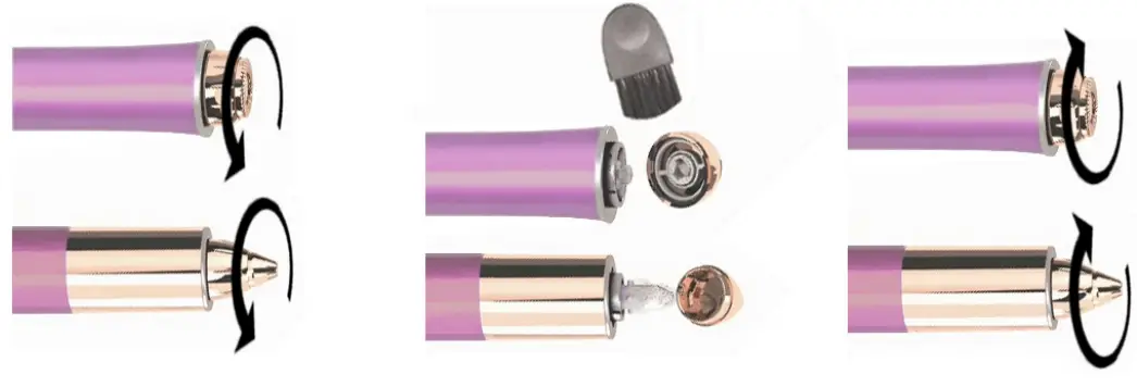 iMusthav MV400 Dual Function Brow and Facial Hair Remover - Cleaning