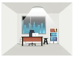 SuperLightingLED EH-R Ceiling Mounted PIR Sensor Dimmer and Switch - switch7