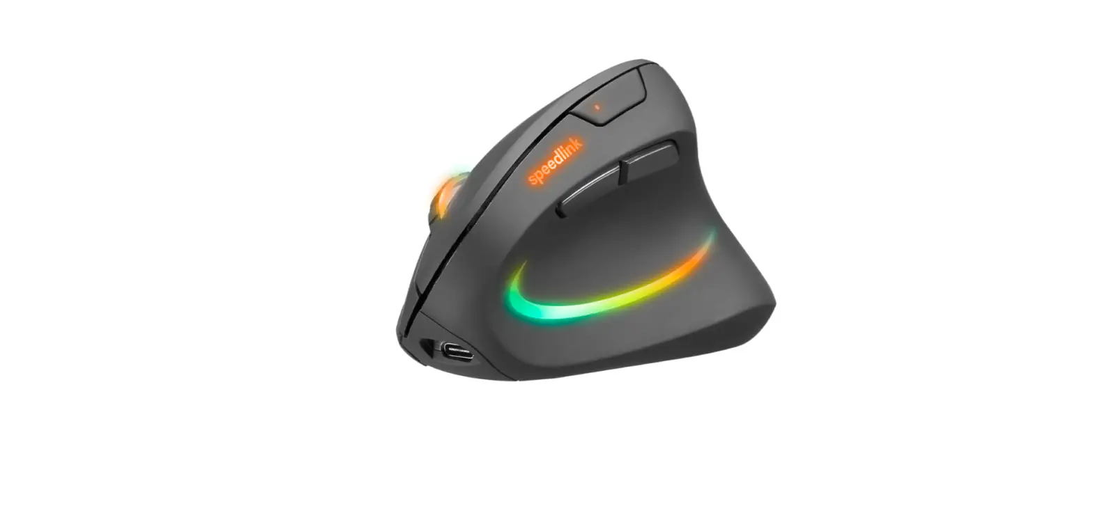 Speedlink Sl-630026-bk Piavo Pro Illuminated Rechargeable Vertical Ergonomic Mouse User Guide