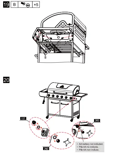 Royal-Gourmet-SG6002R-Silver-6-Burner-Liquid-Propane-Gas-Grill-with-1-Side-Burner-fig-15