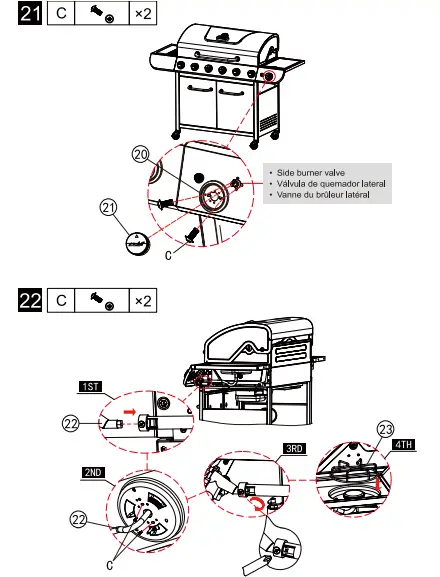 Royal-Gourmet-SG6002R-Silver-6-Burner-Liquid-Propane-Gas-Grill-with-1-Side-Burner-fig-16