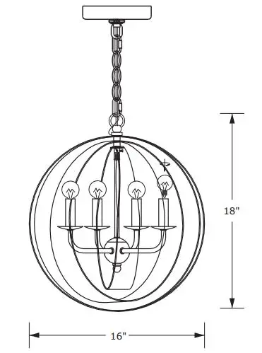 CRYSTORAMA-584-EB-GA-4-Light-Sphere-Mini-Chandelier-product-1