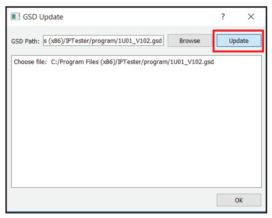 Updating Tester Software From Pc Software
