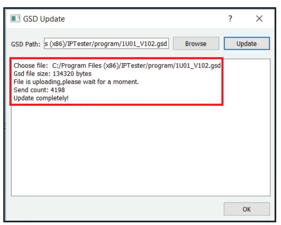 Updating Tester Software From Pc Software