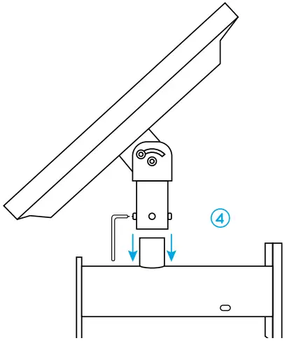 reolink TrackMix LTE Plus, Solar Panel Plus - Install the Solar Panel 1