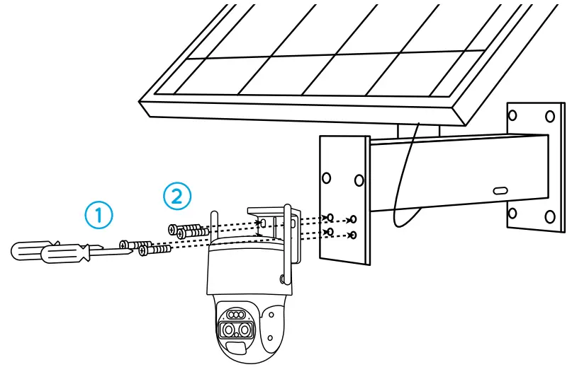 reolink TrackMix LTE Plus, Solar Panel Plus - the Camera