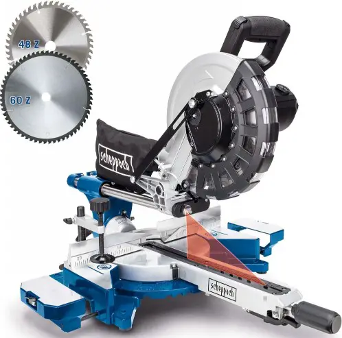 scheppach HM 254 SPX Sliding Cross Cut Mitre Saw