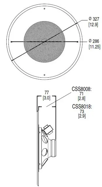 JBL CSS8004 Commercial Series Ceiling Speaker-fig- (10)