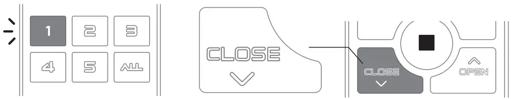 Operate the Shade by Remote Control