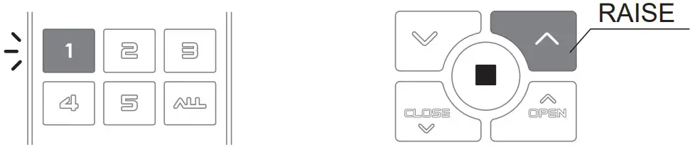 Operate the Shade by Remote Control