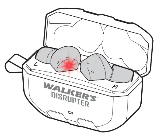 WALKERS DISRUPTER Sport Earbuds - CHARGING CASE 1