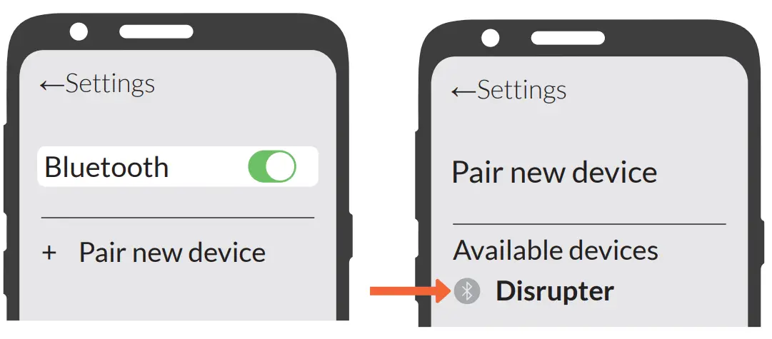 WALKERS DISRUPTER Sport Earbuds - app