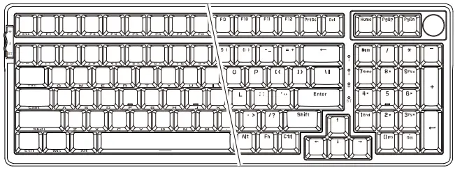 AJAZZ AK992 BT Three Modes Mechanical Keyboard