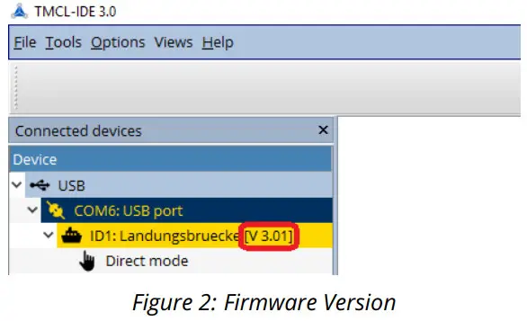 TRINAMIC TMC6200 EVAL Evaluation Kit - Firmware Version