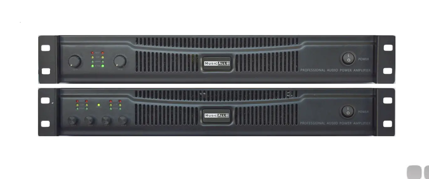 Dateq Dda-2800 Professional Audio Power Amplifier Instruction Manual