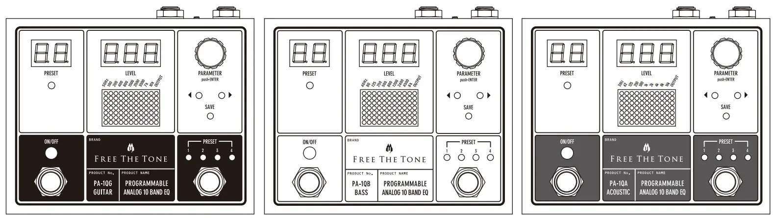 PA-1QA Programmable Analog 10 Band EQ Graphic Equalizer