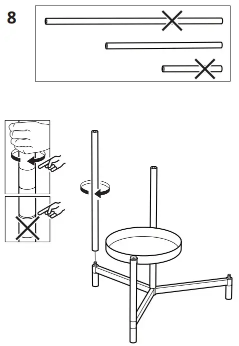 IKEA OLIVBLAD Plant Stand - fig 10