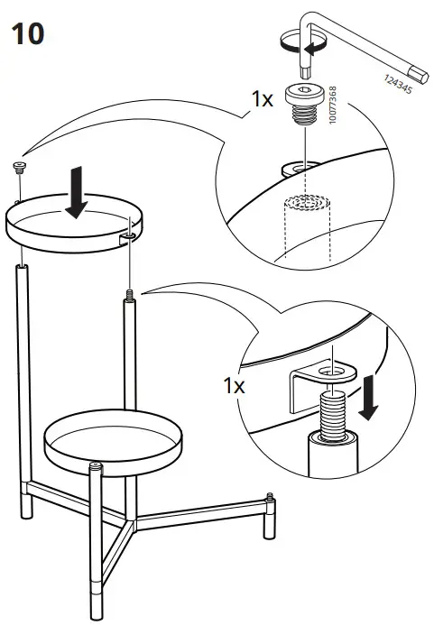 IKEA OLIVBLAD Plant Stand - fig 12